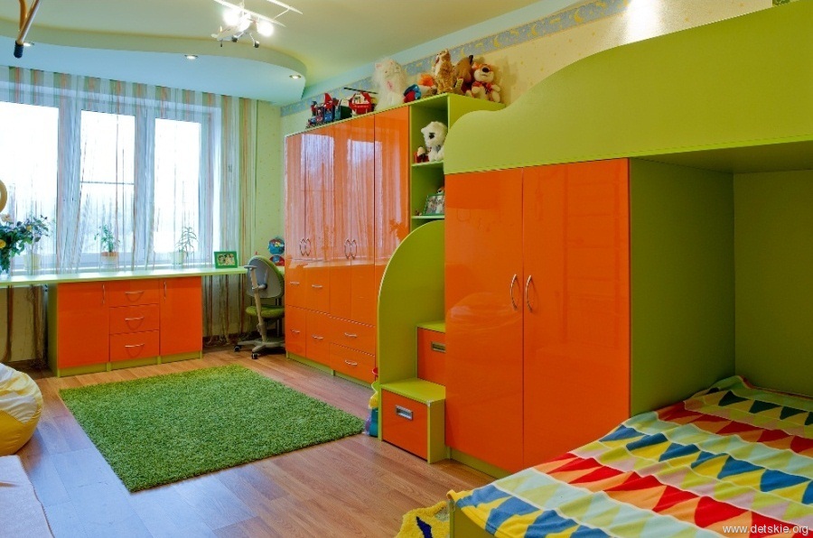 Мебель для детской комнаты для двоих детей