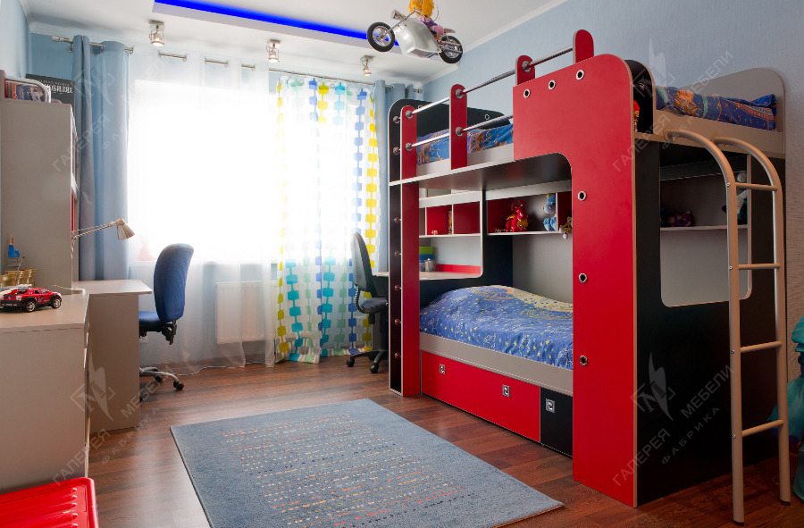 Детская мебель: комната для двух мальчиков