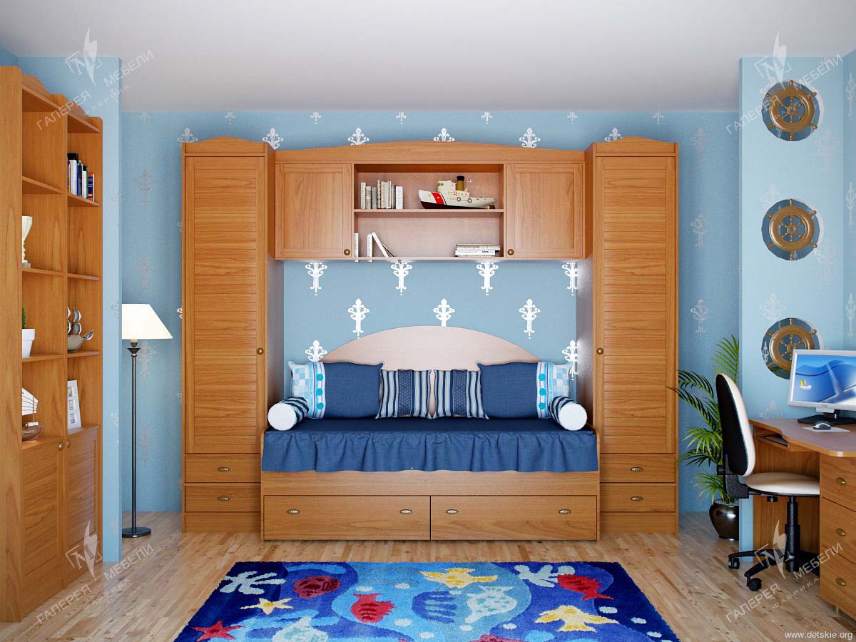 Дизайн детской комнаты для мальчика меланхолика