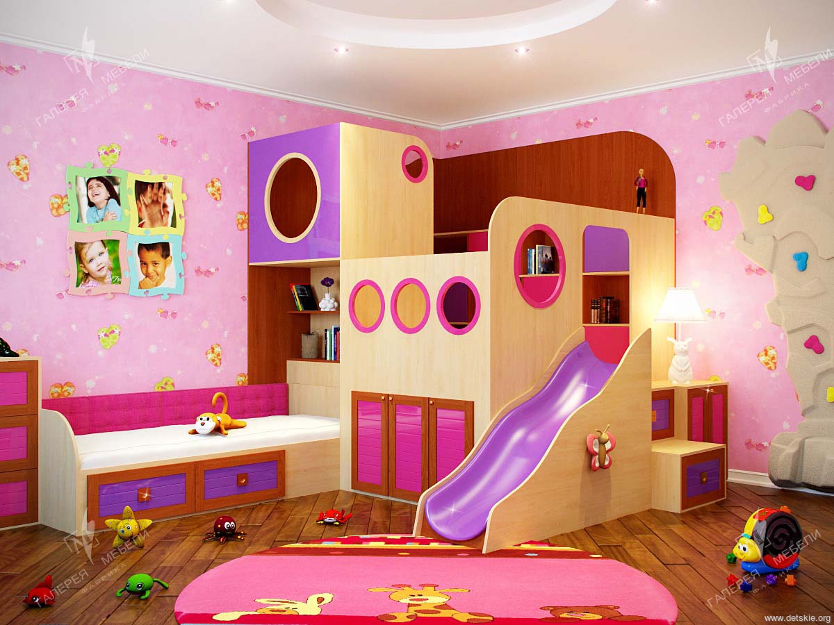 Детские комнаты для девочек